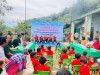Tiết mục văn nghệ chào mừng khánh thành lớp học điểm trường Huổi Chanh